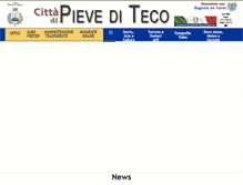 Tablet Screenshot of comune.pievediteco.im.it